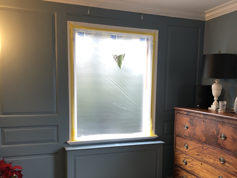 Protecting the home during window installation